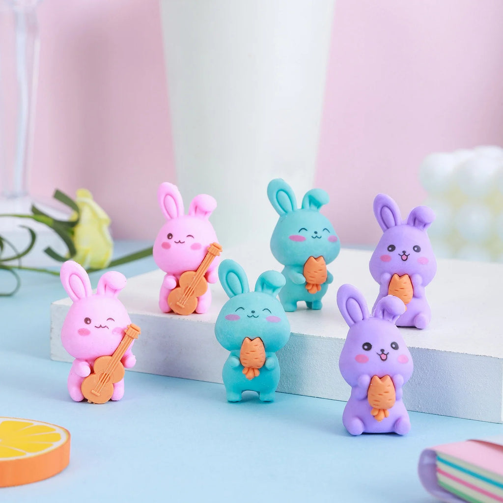 Cute Cartoon Rabbit Gift 3D Eraser