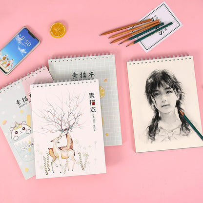 Big Size Cartoon Cover Sketchbook - Dear
