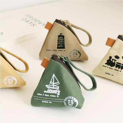 Retro Dumpling Shape Coin Purse and Pouch