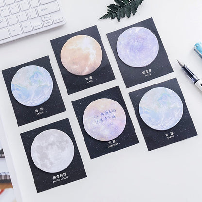 Solar System Planets Post-it Sticky Notes