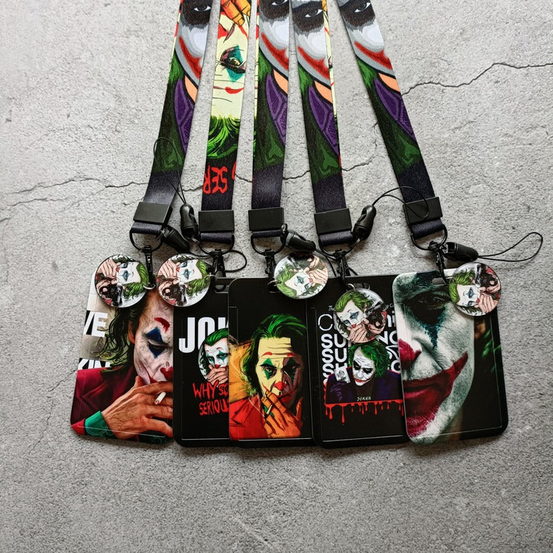 Card Holder Neck Strap Lanyard - Joker