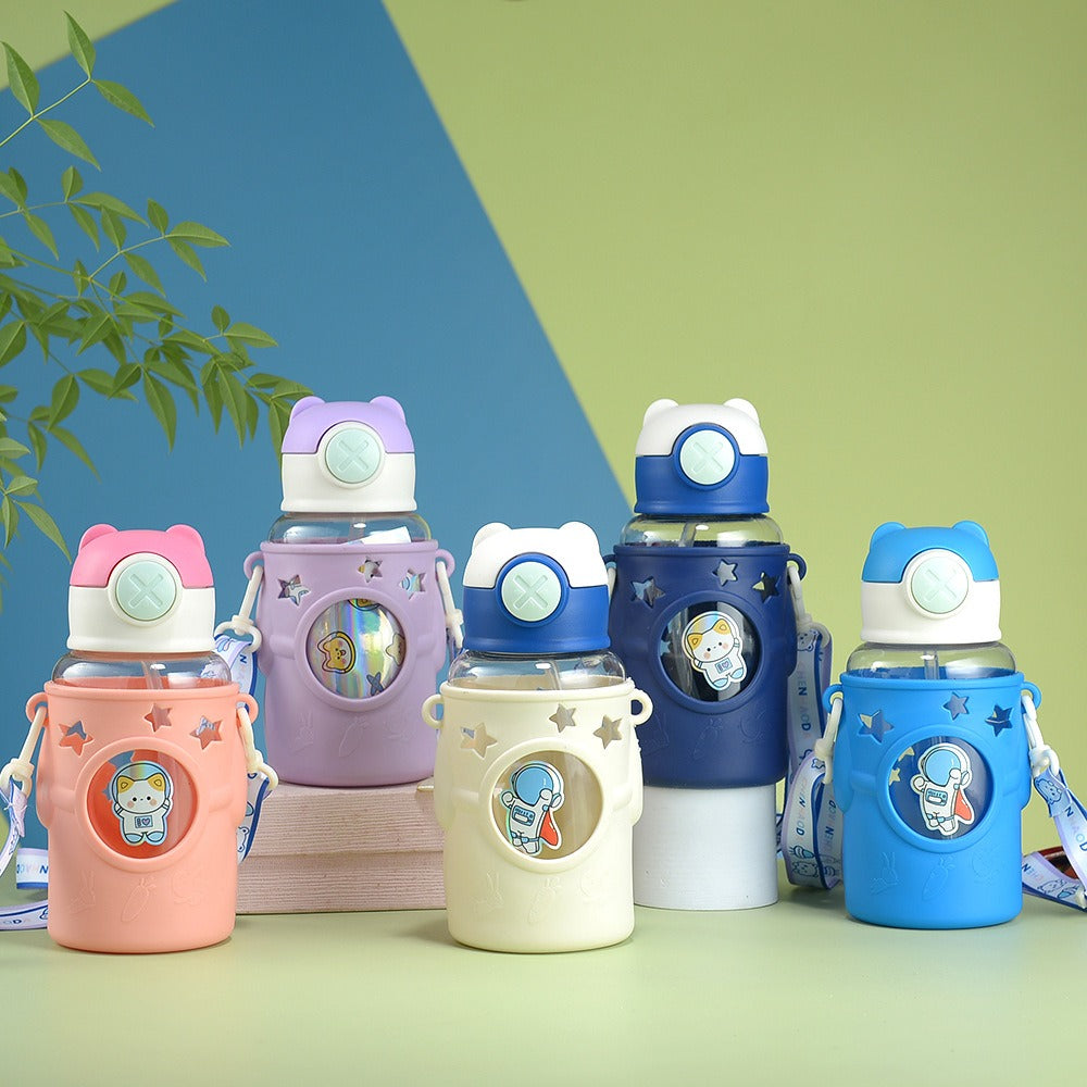 Kids School Plastic Padded Sipper Sipper Bottle