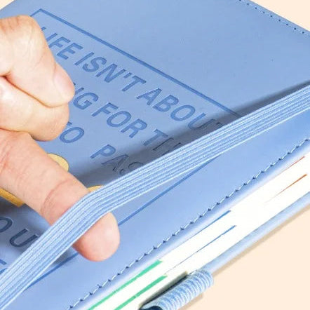 2026 Premium Schedule Leather Cover Planner With Pen