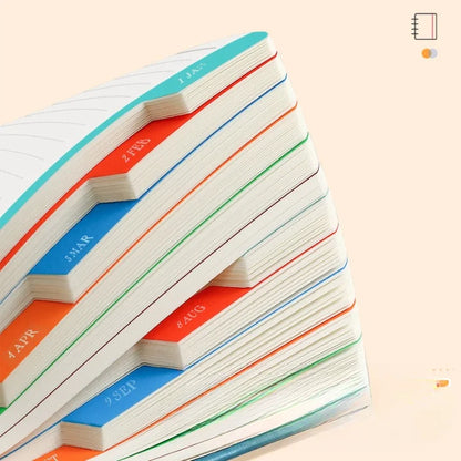 2026 Premium Schedule Leather Cover Planner With Pen