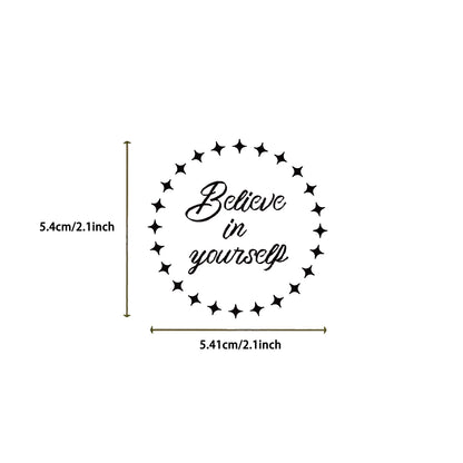 English Inspirational Short Sentences Stickers Pack