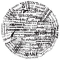 English Inspirational Short Sentences Stickers Pack