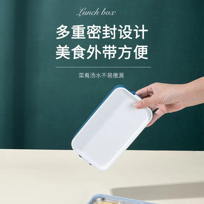 Lunch Box with Sauce Box and Separators