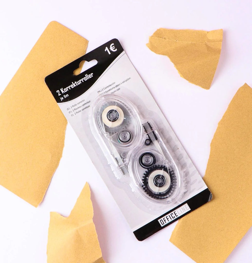 2Pc Transparent Correction Tape Belt