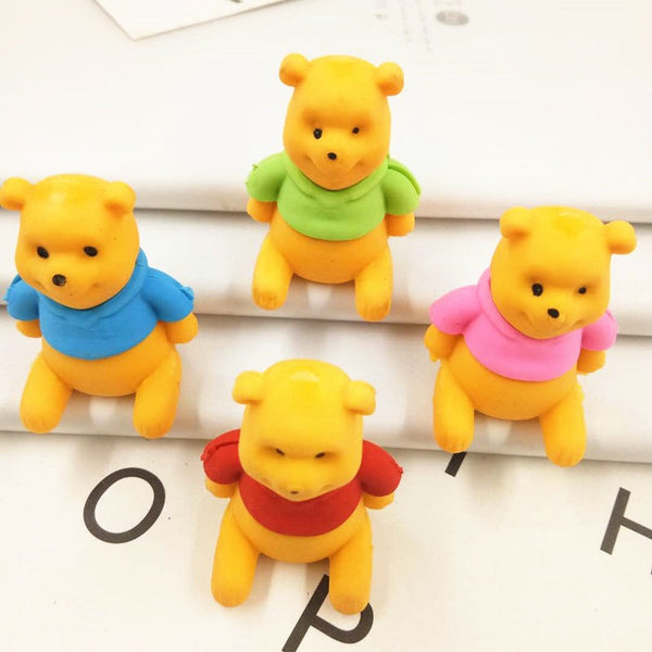 Cute Creative Bear Shape Erasers