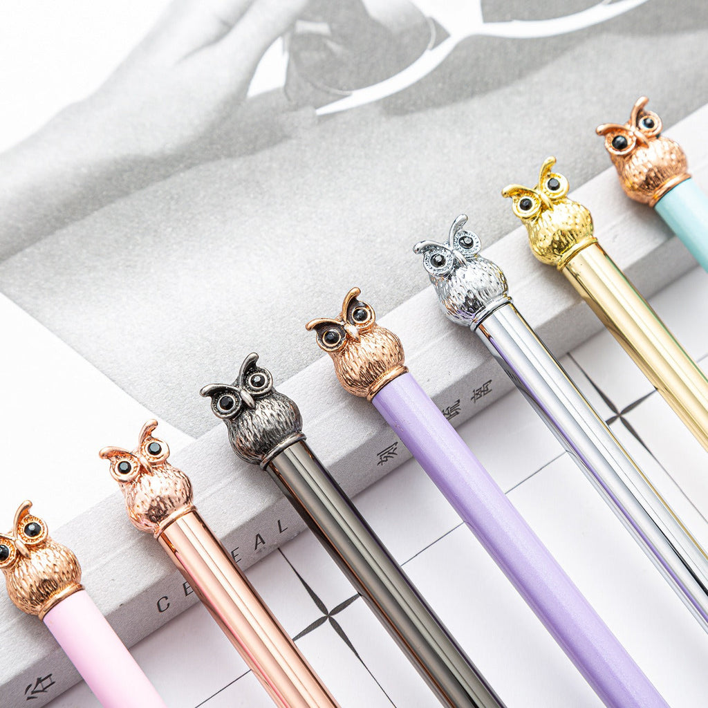 Owl Shape Metal Signature Ball Point Pen