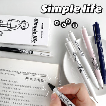Simple Life Gel Pen - Set of 6