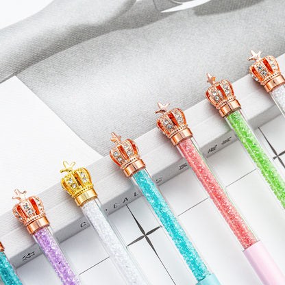 Crown Top Star Sign Metal Signature Ball Point Pen