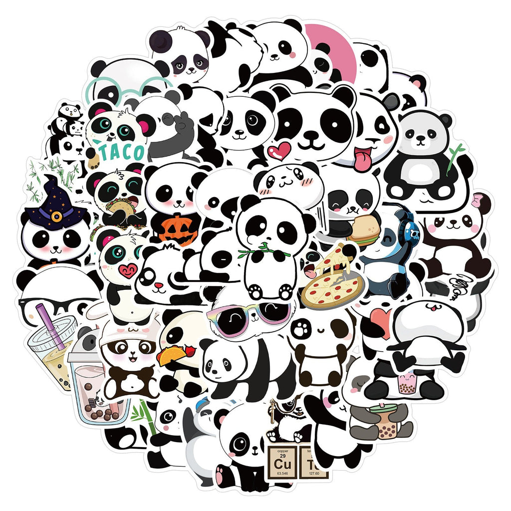 Panda World Stickers Pack - Set of 50