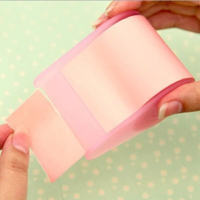 Sticky Note Roll With Plastic Holder