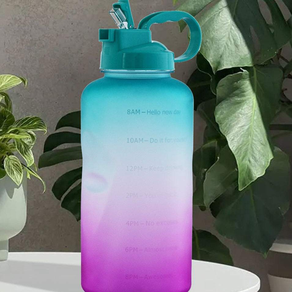 3.8L Extreme Sipper Water Jug with Motivatioanl Time Marker