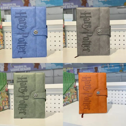 Harry Potter Vintage Leather Notebook With Magnet