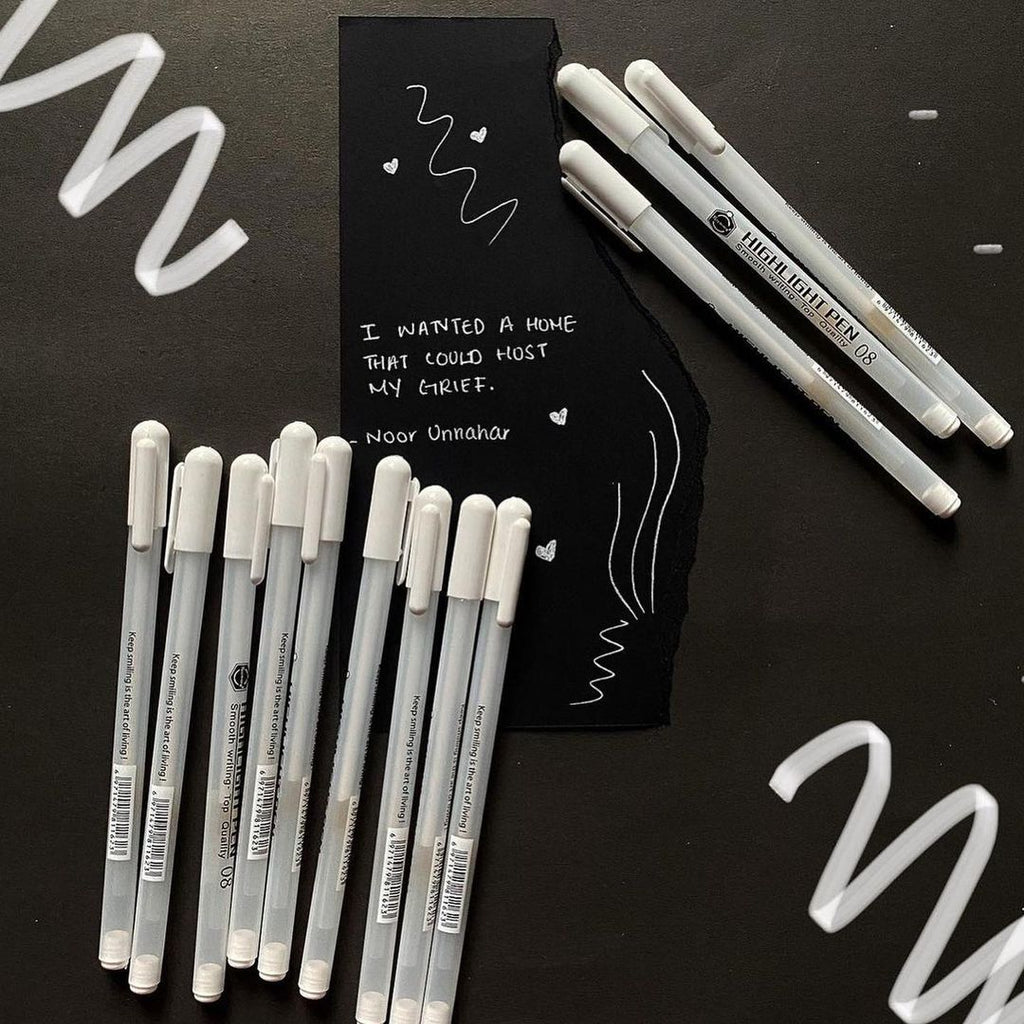 White Highlight Gel Pen