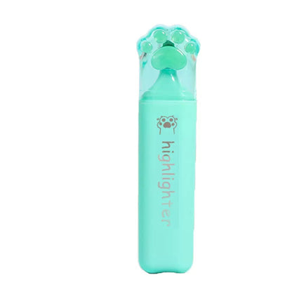 Cat Paw Pastel Color Highlighters