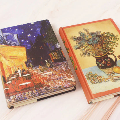3D Oil Painting Van Gogh Cover Retro Coloring Page Journal