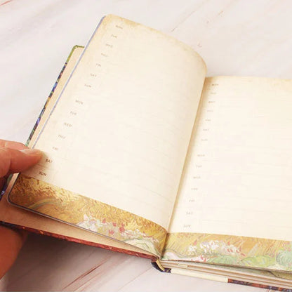 3D Oil Painting Van Gogh Cover Retro Coloring Page Journal