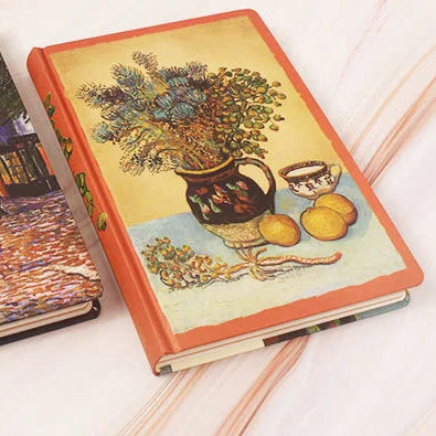 3D Oil Painting Van Gogh Cover Retro Coloring Page Journal