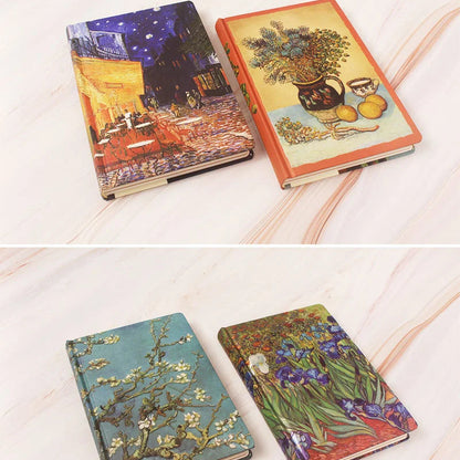 3D Oil Painting Van Gogh Cover Retro Coloring Page Journal