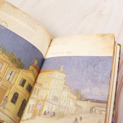 3D Oil Painting Van Gogh Cover Retro Coloring Page Journal