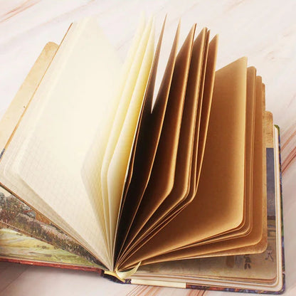 3D Oil Painting Van Gogh Cover Retro Coloring Page Journal