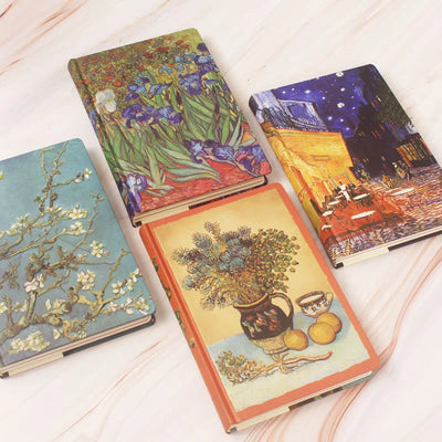 3D Oil Painting Van Gogh Cover Retro Coloring Page Journal
