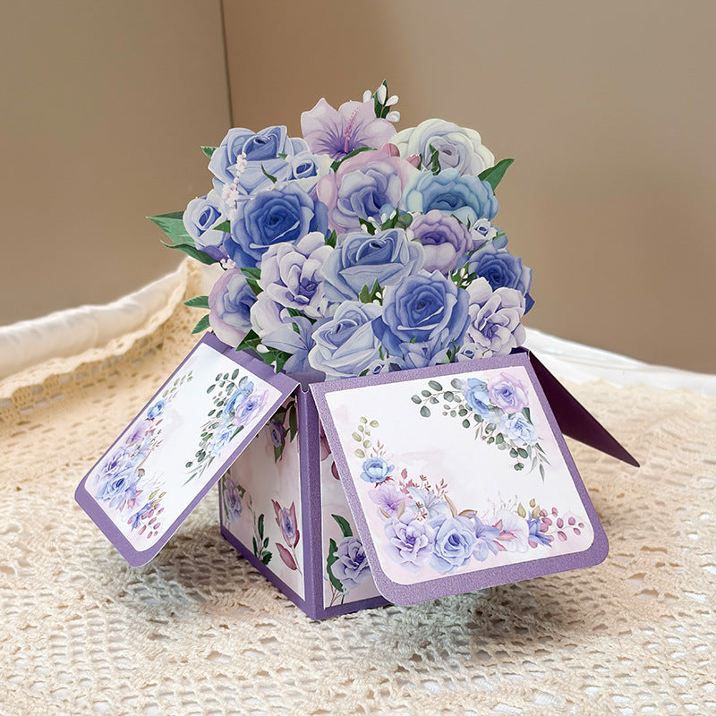 3D Pop-up Flower Greeting Card