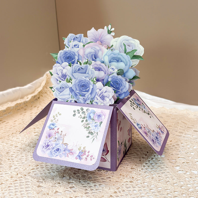 3D Pop-up Flower Greeting Card