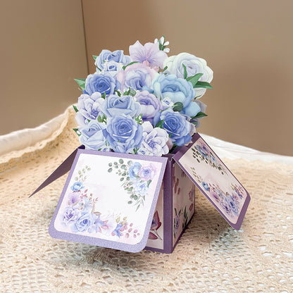 3D Pop-up Flower Greeting Card