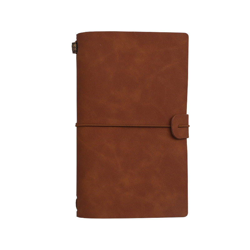 Vintage Travel Leather Binder Notebook Journal
