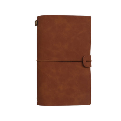 Vintage Travel Leather Binder Notebook Journal