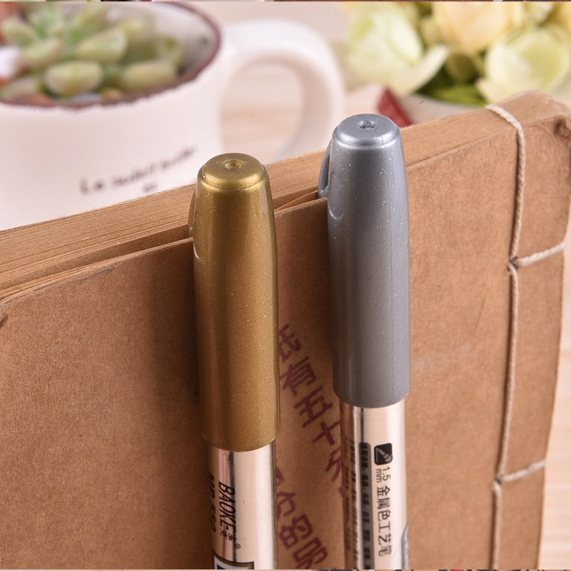 Metallic Kraft Marker Pen - Golden