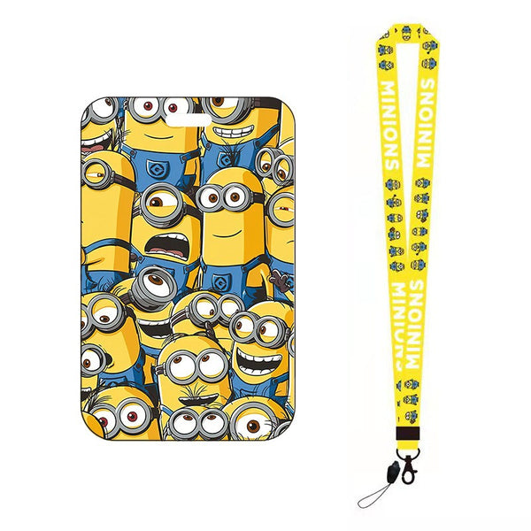 Card Holder Neck Strap Lanyard - Minions