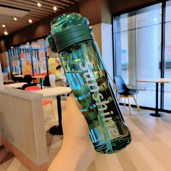 Sports And Gym Sunshine Plastic Water Bottle Sipper