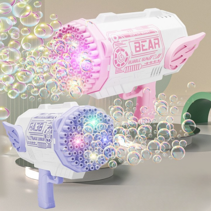 80 Hole Enormous Bazooka Bubble Gun for Kids
