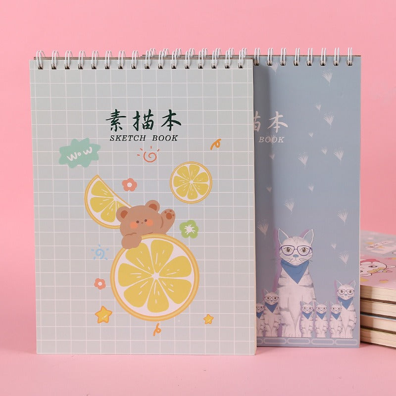 Big Size Cartoon Cover Sketchbook - Dear