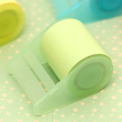 Sticky Note Roll With Plastic Holder