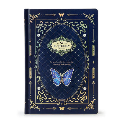 Gold Foiled Butterfly Hard Cover Journal