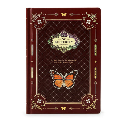 Gold Foiled Butterfly Hard Cover Journal