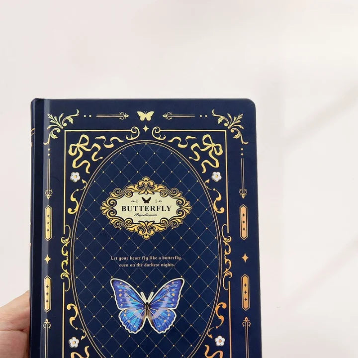 Gold Foiled Butterfly Hard Cover Journal