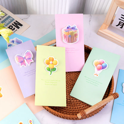 3D Cutout Wishes Greeting Cards