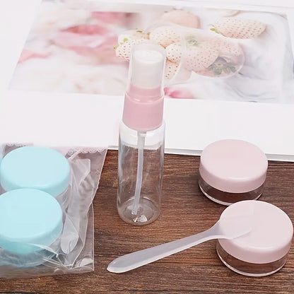 4 Piece Travel Bottle Set with Storage Bag