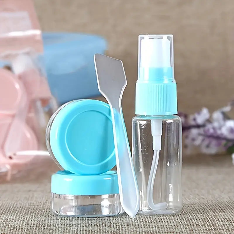 4 Piece Travel Bottle Set with Storage Bag