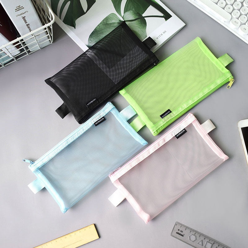 Transparent Mesh  Pencil Case