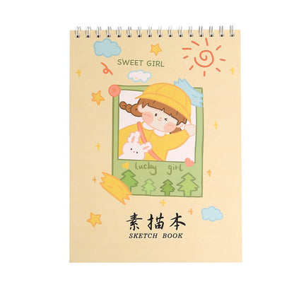 Big Size Cartoon Cover Sketchbook - Dear