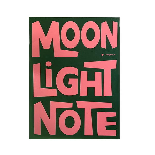 Retro Style Moon Light Notebook Journal