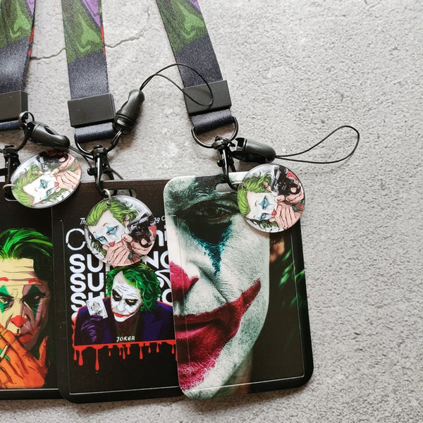 Card Holder Neck Strap Lanyard - Joker